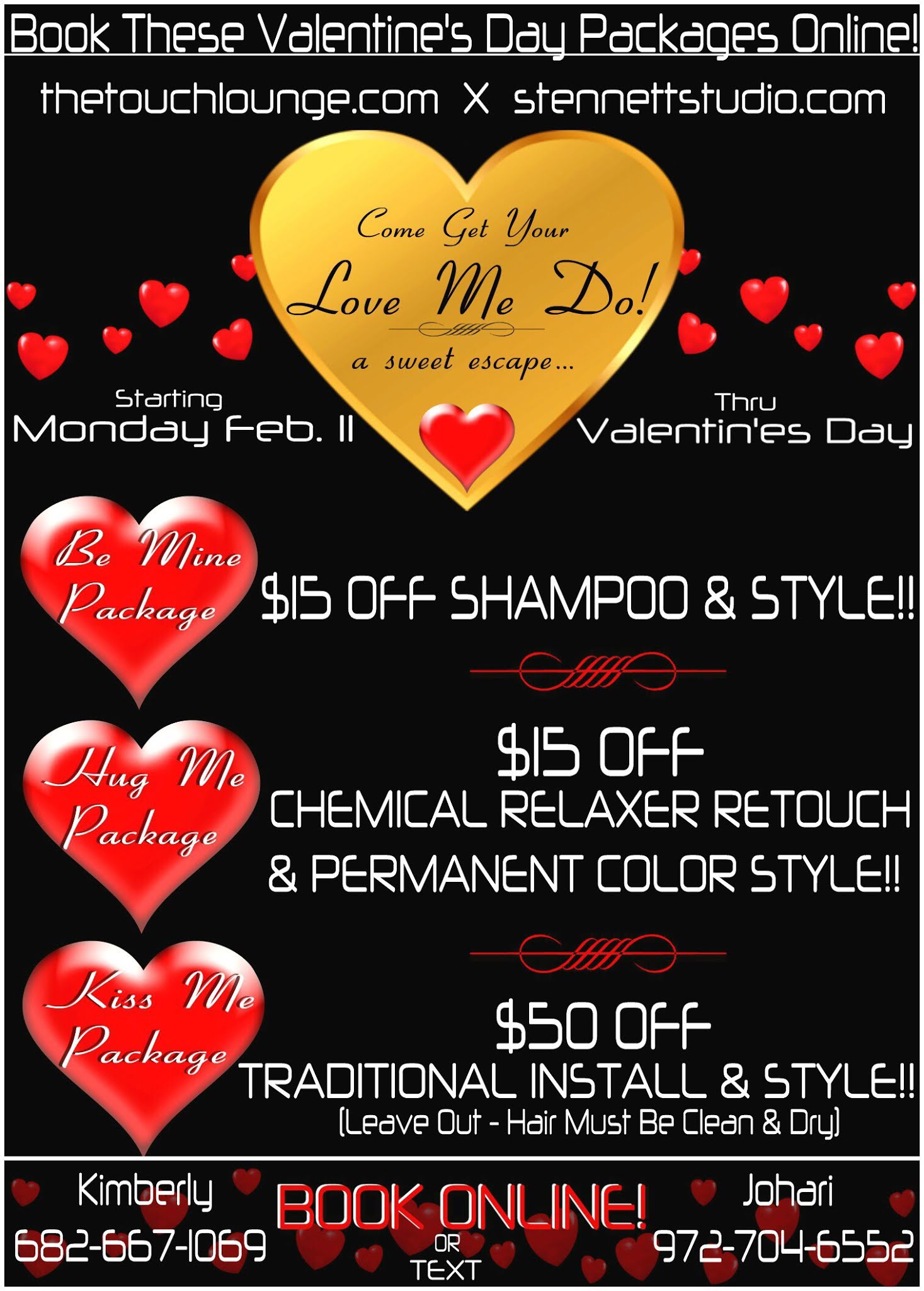 Book Valentine’s Day Packages Online